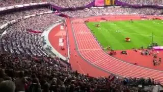 400m hurdles race - Dai Greene