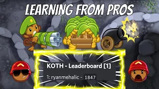 Top 1 Koth Player Teaches Me Dartling Farm Bomb! In Depth Analysis! (BTD Battles)