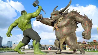 Transformers Prime #2024 - Hulk Smash vs Buffalo Monster Final Fight | Paramount Pictures [HD]