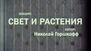 #118 Лекция: "ФИТОСВЕТ - ВЧЕРА, СЕГОДНЯ, ЗАВТРА". Лектор Николай Горшкофф (часть теоретическая)