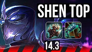 SHEN vs DR. MUNDO (TOP) | 2400+ games | NA Master | 14.3