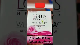 lotus whitening cream review in tamil