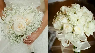 How to Arrange A Bridal Bouquet | DIY wedding bouquet | fresh flower bouquet for wedding