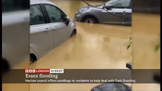 Weather Events -  flooding across the south (Somerset and Essex) (UK) - ITV & BBC - 10th May 2023