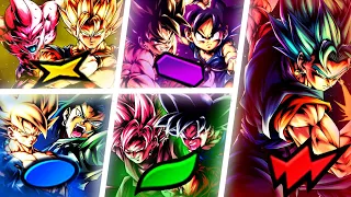 Using EVERY MONO Team in Dragon Ball LEGENDS PvP!
