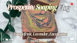 New Soap Alert: Grapefruit, Lavender, Eucalyptus Cold Process Soap Making