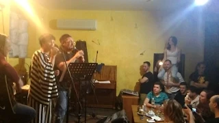 Концерт RADIO ROKS в Краматорске, Соня Сотник и Сергей Кузин