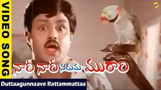 Duttaagunnaave  Video Song | Nari Nari Naduma Murari Movie Video Songs| Balakrishna| Shobana | Vega