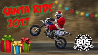 Santa Rides a Supermoto - Merry Christmas from CrashClubTV