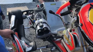 Warm up engine, CIK-FIA European KZ, KZ2 Champs, Genk