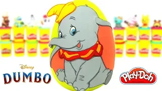 Huevo Sorpresa Gigante de Dumbo en Español Latino de Plastilina Play Doh