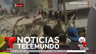 EN VIVO: Fuerte sismo de 7.1 grados sacude a México | Noticias | Noticias Telemundo