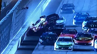 NASCAR XFINITY RACE LAST LAP AIRBORNE CRASH AT DAYTONA