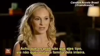 [Legendado] Candice King e Paul Wesley falam sobre Klaroline e Steroline.