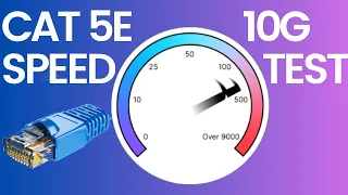 CAT 5E 10G  SPEED TEST for Home Server. Cat5e vs Cat6 Cable.