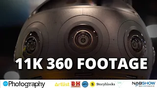 The Insta360 Titan shoots 11K video for capturing high end 360 degree content