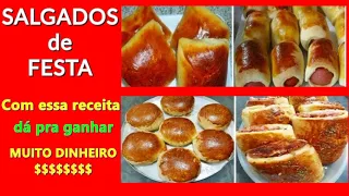 SALGADOS DIPLOMATA DE FESTA (de rico)Com essa receita dá pra ganhar muito dinheiro 💰