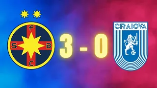 FCSB 3 - 0 CSU Craiova 02.09.2023 | Peluza Nord | Faze | Goluri