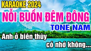 Karaoke Nỗi Buồn Đêm Đông Tone Nam Nhạc Sống gia huy beat