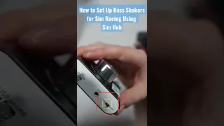 How to Set Up Bass Shakers for Sim Racing Using Sim Hub #shorts #simracing