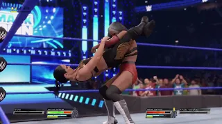 WWE 2k22 Shayna Baszler vs. Denise Wildcat: SMACKDOWN