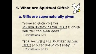 22.  Spiritual Gifts, 1 Cor. 12:1–11