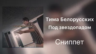 Тима Белорусских — Под Звездопадом (Сниппет/Текст песни, 2020)