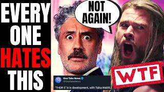 Marvel Gets BLASTED After This CRAZY Thor 5 Report | Taika Waititi Back To DESTROY Thor Again?