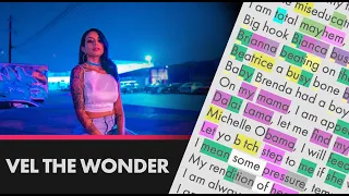 Vel The Wonder - Michelle - Lyrics, Rhymes Highlighted (266)