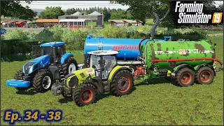 Greenwich Valley🔹Ep. 34 - 38🔹TWO HOURS of FARMING & MUSIC🔹Farming Simulator 19