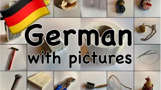 100 words - Learn German with pictures -  for beginners = Useful Words = Common Words