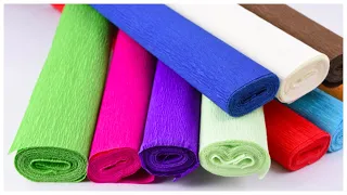 МНОГО поделок ИЗ ГОФРИРОВАННОЙ БУМАГИ своими руками.  5 crepe paper ideas