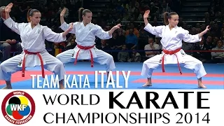Team Kata ITALY. Kata Paiku. 2014 World Karate Championships. | WORLD KARATE FEDERATION