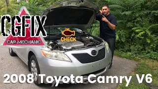 Toyota Camry 2008 V6 How To install alternator and belt