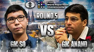 LEADING sila Wesley, Team na nila Anand ang tumapat! | So vs Anand Fide World Team Chess 2023 Rd 5