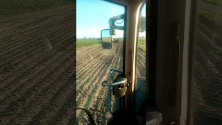 Fendt 936 Vario TMS cab view on a beautiful sunny day