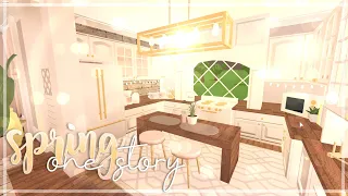 - Spring One Story Home - Bloxburg Speedbuild - Nixilia -