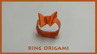 How To Make a Paper Ring | Hướng dẫn gấp chiếc nhẫn hình con bướm | Tuan Bo TubeHD