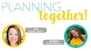 Planning Together - "Planning, Life, and Routines" with Julie's Plans