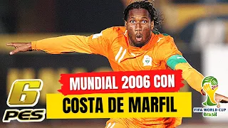 🔴 JUGAMOS AL PES 6 MUNDIAL 2006 CON COSTA DE MARFIL 🎮⚽