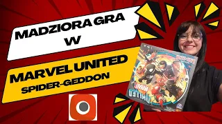 MadzioraGra #7 | Marvel United: Spider-Geddon | jak grać |  przykładowa rozgrywka | recenzja|