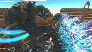 Monstrous Duel: Godzilla 2024 vs. Gamera! - Animal Revolt Battle Simulator