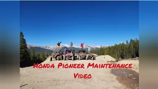 Almost Complete Honda Pioneer 1000 maintenance.  How to change fluids,  filters spark plugs &more.