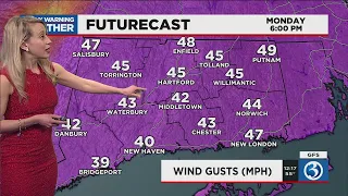 FORECAST: Windy & warm today, chance for snow Wednesday