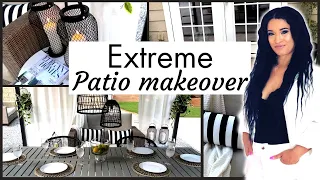 Extreme Patio Makeover | Before and After | Spring Patio Make Over | Summer Patio Makeover