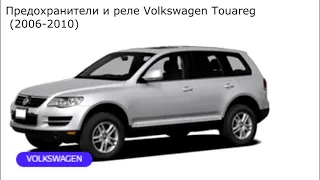 Предохранители и реле для Volkswagen Touareg (2006-2010)