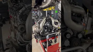 Mercedes engine replacement process part 2 #e550 #m278 #mercedesbenz