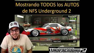 Need For Speed Underground 2 TODOS los AUTOS