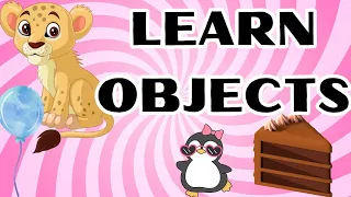LEARN OBJECTS FOR TODDLERS IN ABC ORDER| Learning Videos For Kids| Basic English Words PART 1!!