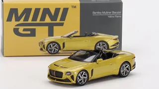 Mini GT Bentley Mulliner Bacalar #406, #492, Bentley Continental GT Speed #420, #442 & #473